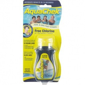 Bandelettes test AQUACHECK jaune - Chlore