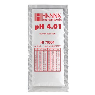 Solution tampon pH 4,01 - sachet unidose de 20 ml